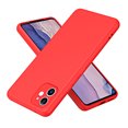 thumbnail image 1 of Feishell Compatible with iPhone 11 Liquid Silicone Case with Microfiber Cloth Lining Cushion Shockproof Lightweight Ultra Thin Soft Flexible Rubber Anti-Scratch Phone Case,Red, 1 of 8