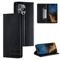 thumbnail image 1 of Feishell Compatible with iPhone 12 Pro Max Wallet Case, Business Classic PU Leather Flip Folio Case with Card Holders RFID Blocking Kickstand [Shockproof TPU Inner Shell] Phone Cover,Black, 1 of 14