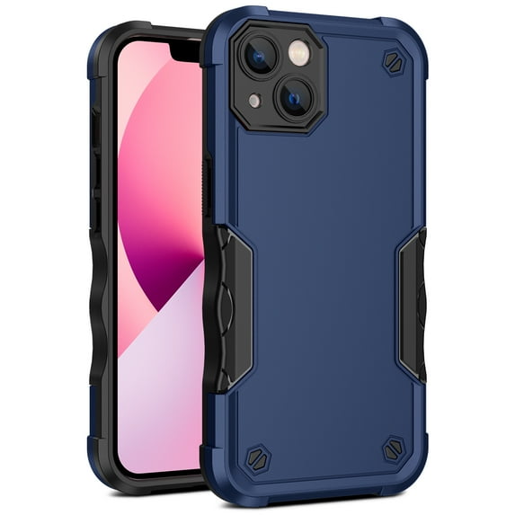 Feishell Compatible with iPhone 15 Plus Case, Heavy Duty Shockproof Drop Protective Dustproof Full Body Rugged 3-Layer Military Tough Durable Cover for iPhone 15 Plus, Blue