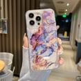 thumbnail image 1 of Feishell Compatible with iPhone 16 Pro Marble Pattern Phone Case,Stylish Cute Pattern Shockproof Lightweight TPU Bumper PC Back Slim Protective Case for Girls Women,C, 1 of 10