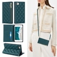 thumbnail image 1 of Feishell Crossbody Bag Wallet Case for iPhone SE 2022/SE 2020/8/7,Shockproof Luxury PU Leather Zipper Pocket Magnetic Closure Folio Card Slot Flip Kickstand Phone Case with Shoulder Strap,Green, 1 of 11