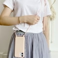 thumbnail image 1 of Feishell Crossbody Lanyard Case for iPhone 12 mini,Adjustable Strap Shockproof Drop Protection Soft Flexible Silicone Cover Shockproof Protective Phone Case Cover for Women Men,Pink, 1 of 6