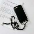 thumbnail image 1 of Feishell Crossbody Lanyard Case for iPhone 8 Plus/7 Plus,Adjustable Strap Shockproof Drop Protection Soft Flexible Silicone Cover Shockproof Protective Phone Case Cover for Women Men,Black, 1 of 6