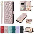thumbnail image 1 of Feishell Crossbody Wallet Case for Samsung Galaxy S24 Ultra,with Detachable Wrist & Shoulder Strap,Luxury PU Leather Magnetic Clasp Card Holder Purse Flip Kickstand Phone Case for Women Men,Rosegold, 1 of 8