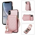 thumbnail image 1 of Feishell Crossbody Wallet Case for iPhone XS, iPhone X, [RFID Blocking] Credit Card Holder Shoulder Strap,PU Leather Purse with Back Mirror Flip Women Girls Cover For iPhone X/XS, Rosegold, 1 of 13