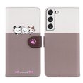 thumbnail image 1 of Feishell Cute Animal Pattern Wallet Phone Case for Samsung Galaxy S22,Color Matching PU Leather Shockproof Magnetic Flip Stand Credit Card Slots Slim Phone Case with Wrist Strap, Gray, 1 of 8