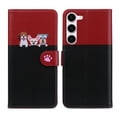 thumbnail image 1 of Feishell Cute Animal Pattern Wallet Phone Case for Samsung Galaxy S23 Plus,Color Matching PU Leather Shockproof Magnetic Flip Stand Credit Card Slots Slim Phone Case with Wrist Strap, Black, 1 of 8