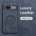 thumbnail image 1 of Feishell Designed for Google Pixel 7 Pro Luxury Premium PU Leather Case [Compatible with Mag-Safe] Shockproof Back Support Magnetic Car Mount Slim Protective Phone Case for Men Women, Blue, 1 of 9