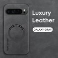 thumbnail image 1 of Feishell Designed for Google Pixel 9 / 9 Pro Luxury Premium PU Leather Case [Compatible with Mag-Safe] Shockproof Back Support Magnetic Car Mount Slim Protective Phone Case for Men Women, Gray, 1 of 10