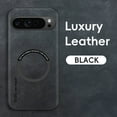 thumbnail image 1 of Feishell Designed for Google Pixel 9 / 9 Pro Luxury Premium PU Leather Case [Compatible with Mag-Safe] Shockproof Back Support Magnetic Car Mount Slim Protective Phone Case for Men Women, Black, 1 of 10