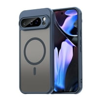 Feishell Designed for Google Pixel 9 Pro XL Magnetic Case,[Compatible with MagSafe] [Military Grade Drop Protection] Slim Translucent Matte Shockproof with Anti-Fingerprint Phone Case,Blue