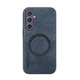 thumbnail image 1 of Feishell Designed for Samsung Galaxy S25+ Luxury Premium PU Leather Case [Compatible with Mag-Safe] Shockproof Back Support Magnetic Car Mount Slim Protective Phone Case for Men Women, Blue, 1 of 10