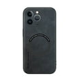 thumbnail image 1 of Feishell Designed for iPhone 16 Pro Max Luxury Premium PU Leather Case [Compatible with Mag-Safe] Shockproof Back Support Magnetic Car Mount Slim Protective Phone Case for Men Women, Black, 1 of 10