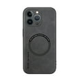thumbnail image 1 of Feishell Designed for iPhone 16 Pro Max Luxury Premium PU Leather Case [Compatible with Mag-Safe] Shockproof Back Support Magnetic Car Mount Slim Protective Phone Case for Men Women, Gray, 1 of 10