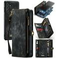 thumbnail image 1 of Feishell Durable 2- In-1 Magnetic Detachable Wallet Case for Samsung Galaxy A56 5G,for Women Men,Premium PU Leather Zipper Pocket Flip Multi Card Slots Purse Phone Case with Wrist Strap,Black, 1 of 10