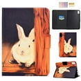 thumbnail image 1 of Feishell Fit for Apple iPad 10th Generation 10.9 inch 2022 Smart Case Support Auto Sleep Wake,Ultra Thin Pattern PU Leather Shockproof Folio Flip Stand Card Slots Protective Cover,Rabbit, 1 of 10