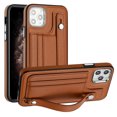 thumbnail image 1 of Feishell Fit for Apple iPhone 11 Pro Max Case with ID Credit Card Slots,Premium PU Leather Adjustable Wristband Kickstand Shockproof Wallet Slim Phone Case for Women Men,Brown, 1 of 6