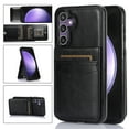 thumbnail image 1 of Feishell Fit for Samsung Galaxy S23 FE Phone Case with ID Credit Card Slots,Shockproof Premium PU Leather Magnetic Buckle Vertical & Horizontal Kickstand Back Flip Wallet Protective Phone Cover,Black, 1 of 6