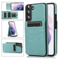 thumbnail image 1 of Feishell Fit for Samsung Galaxy S23 Plus Phone Case with ID Credit Card Slots,Shockproof Premium PU Leather Magnetic Buckle Vertical & Horizontal Kickstand Back Flip Wallet Protective Cover,Mint, 1 of 14