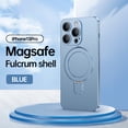 thumbnail image 1 of Feishell Fit for iPhone 13 Pro Magnetic Case Compatible with Magsafe,Shockproof Slim Invisible Ring Holder Kickstand Support Car Mount Camera Lens Film Protection Phone Case,Blue, 1 of 11