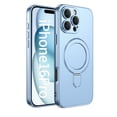 thumbnail image 1 of Feishell Fit for iPhone 16 Pro Magnetic Case Compatible with Magsafe,Shockproof Slim Invisible Ring Holder Kickstand Support Car Mount Camera Lens Film Protection Phone Case,Blue, 1 of 7
