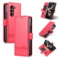 thumbnail image 1 of Feishell Flip Case for Samsung Galaxy Z Fold 6,Premium PU Leather Magnetic Closure Folio Credit Card Slots Wallet Shockproof Anti-Scratch Stand Phone Case,Red, 1 of 10