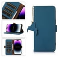 thumbnail image 1 of Feishell Flip Wallet Case for Samsung Galaxy S22 Plus,Luxury Shockproof Magnetic RFID Card Slots Synthetic Leather and Soft TPU Kickstand with Cute Pendant 360 Protection Flexible Cover.Blue, 1 of 8