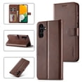 thumbnail image 1 of Feishell Flip Wallet Phone Case for Samsung Galaxy A14 5G 6.6 inch,Premium PU Leather Magnetic Clasp Folio Cover with ID Credit Card Slots & Kickstand Shockproof Anti-Scratch Protective Case,Brown, 1 of 1