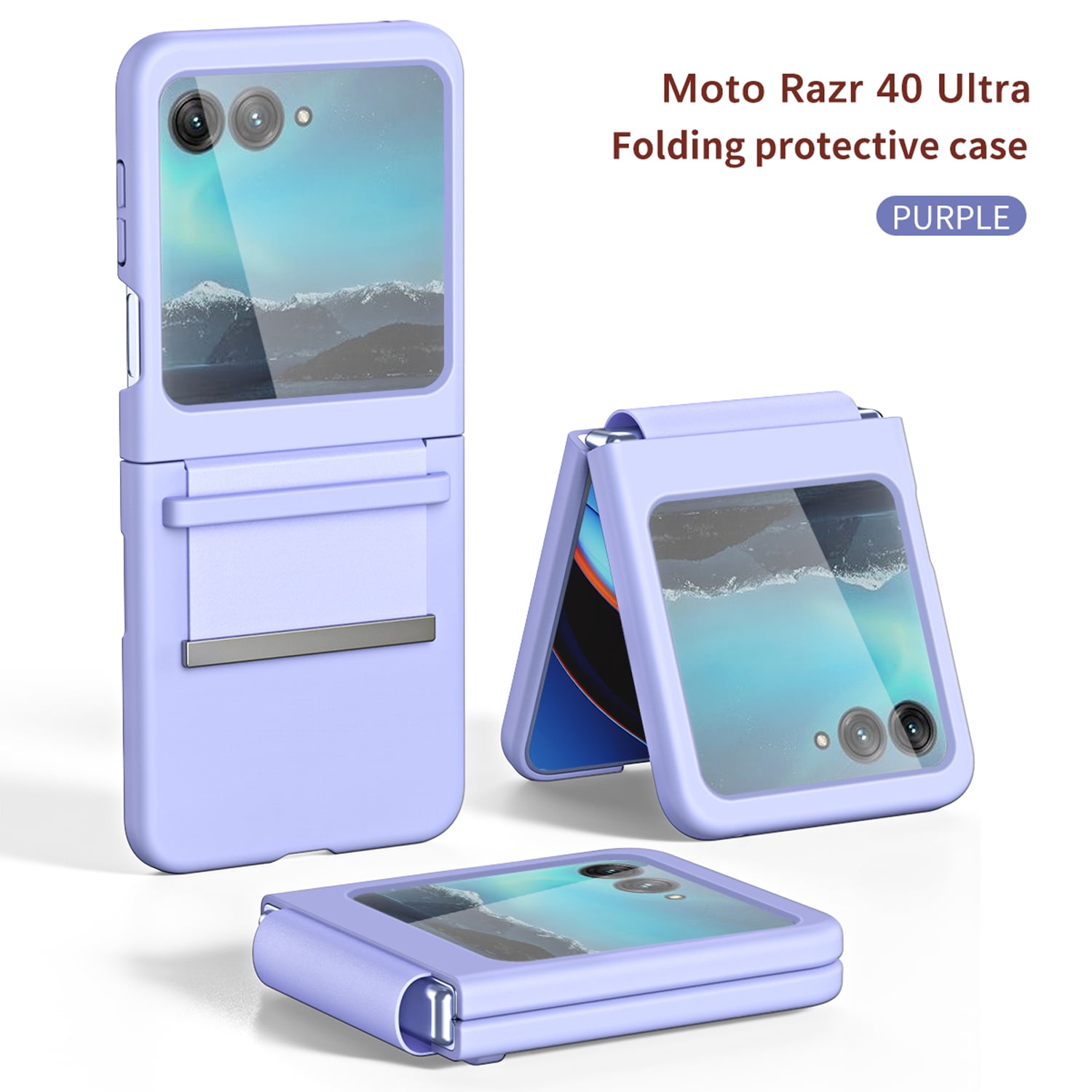 Feishell Folding Case for Motorola Razr 40 Ultra with Soft