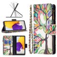 thumbnail image 1 of Feishell Galaxy A53 5G Case Zipper Purse Embossed Pattern Premium Leather Wallet Cover Flip Stand Card Slots Holder Magnetic with Wrist Strap Case for Samsung Galaxy A53 5G, Tree, 1 of 8