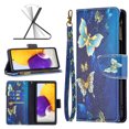 thumbnail image 1 of Feishell Galaxy A53 5G Case Zipper Purse Embossed Pattern Premium Leather Wallet Cover Flip Stand Card Slots Holder Magnetic with Wrist Strap Case for Samsung Galaxy A53 5G, Gold Butterfly, 1 of 8