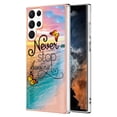 thumbnail image 1 of Feishell for Galaxy S23 Ultra Case, [Raised Lip Screen Drop Protection] Marble Shockproof Protective Slim Glossy Stylish TPU Durable Phone Cover For Samsung Galaxy S23 Ultra, Dream Chasing Butterfly, 1 of 5