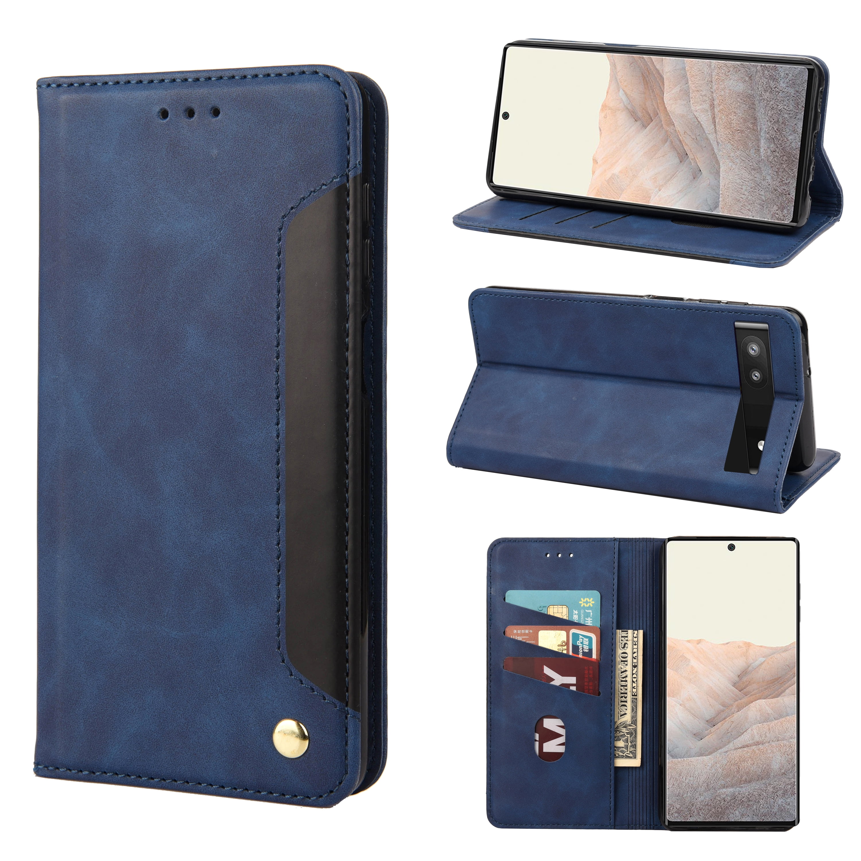 Feishell for Google Pixel 6A 6.1 inch Wallet Case,Shockproof Ultra Thin ...