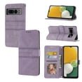 thumbnail image 1 of Feishell for Google Pixel 7 Pro 6.7 inch Case with Detachable Wrist Strap,Premium PU Leather Drop Protection Magnetic Clasp Flip Kickstand Credit Card Slots Wallet Phone Case,Lightpurple, 1 of 9