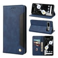 thumbnail image 1 of Feishell for Google Pixel 7 Pro 6.7 inch Wallet Case,Shockproof Ultra Thin Premium PU Leather Magnetic Closure Card Slots Cash Pocket TPU Bumper Shock Absorbing Flip Kickstand Phone Cover,Blue, 1 of 9