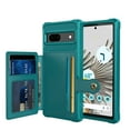 thumbnail image 1 of Feishell for Google Pixel 7A Wallet Case, with ID&Credit Card Holder Slots Pockets Wallet Back Cover Stand Flip Folio Leather Magnetic Absorption Cover For  Google Pixel 7A,
Green, 1 of 5