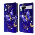 thumbnail image 1 of Feishell for Google Pixel 7a Slim Wallet Case with Fashion Colorful Pattern Painted,Luxury PU Leather Magnetic Flip Stand Card Slots Pocket Phone Case,Diamond Butterflies, 1 of 8