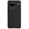 thumbnail image 1 of Feishell for Google Pixel 8 Case with Slide Camera Lens Protection Cover, Armor TPU Bumper Tough PC Cover, Shockproof Protective Classic Texture Non-Slip Slim Phone Case,Black, 1 of 13