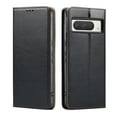 thumbnail image 1 of Feishell for Google Pixel 8a Wallet Case for Women Men,Premium PU Leather Magnetic Closure Folio Flip Kickstand Credit Card Slots Shockproof Classic Purse Phone Case,Black, 1 of 7