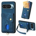 thumbnail image 1 of Feishell for Google Pixel 9 / 9 Pro, Wallet Case with Card Holder Leather Card Slots Kickstand Shockproof RFID Blocking Magnetic Clasp Protective Cover for Women Men for Google Pixel 9 / 9 Pro, Blue, 1 of 12