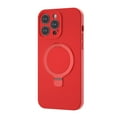 thumbnail image 1 of Feishell Kickstand Magnetic Case for iPhone 16 Pro, Compatible with Mag-Safe Wireless Charging, Liquid Silicone Soft Lining Shockproof Lens Protection Slim Cover for iPhone 16 Pro, Red, 1 of 8