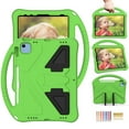 thumbnail image 1 of Feishell Kids-Friendly Case for Apple iPad 10th Generation 10.9 inch (2022),with Portable Handle & Kickstand,Shockproof EVA Foam Anti-Scratch Child Protector Tablet Case Cover,Green, 1 of 7