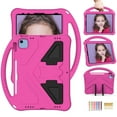 thumbnail image 1 of Feishell Kids-Friendly Case for Apple iPad 10th Generation 10.9 inch (2022),with Portable Handle & Kickstand,Shockproof EVA Foam Anti-Scratch Child Protector Tablet Case Cover,Rose, 1 of 7