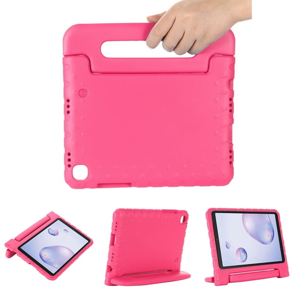 Feishell Kids-Friendly Case for Apple iPad Pro 12.9 inch 2022/2021/2020/2018,Shockproof EVA Foam Cover Portable Handle Stand Child Proof Rugged Protective Case Cover,Rose