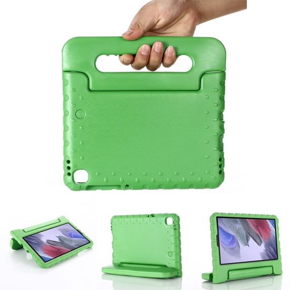 Feishell Kids-Friendly Case for amsung Galaxy Tab A7 Lite 8.7 Inch 2021 (SM-T220/T225),Shockproof EVA Foam Cover Portable Handle Stand Child Proof Rugged Protective Case Cover,Green