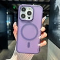 thumbnail image 1 of Feishell MagSafe Magnetic Case for iPhone 15 Pro Max - Military Grade Hard PC Shockproof Full Protection Anti-Scratches Phone Case Support Wireless Charging for iPhone 15 Pro Max - Purple, 1 of 8