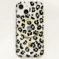 thumbnail image 1 of Feishell Magnetic Case For iPhone 14 Luxury Leopard Cute Pattern Design Compatible with MagSafe Rubber Silicone Shockproof Case Wireless Charging for iPhone 14 6.1 inch, Black, 1 of 7