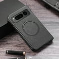 thumbnail image 1 of Feishell Magnetic Case for Google Pixel Fold,Built in Magnets for MagSafe Charger,Luxury PU Leather Shockproof Case Support Wireless Charging Ultra Thin Phone Case,Black, 1 of 10