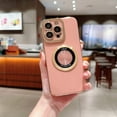 thumbnail image 1 of Feishell Magnetic Case for iPhone 14 Pro with Camera Lens Protector, Plating Shockproof Rugged MagSafe Wireless Charging Phone Cover for iPhone 14 Pro 6.1" - Pink, 1 of 8