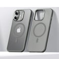 thumbnail image 1 of Feishell Magnetic for iPhone 15 Case,[Compatible with MagSafe][Military Grade Drop Protection] Translucent Matte Shockproof Anti-Scratch Protective Phone Case for iPhone 15,Grey, 1 of 9
